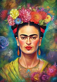 Frida Poster - Frida impression d'art sur Niklas Maximilian