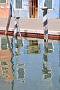 Reflecties op Burano (Venetie , Italië) van Marc Smits thumbnail