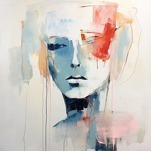 Abstraktes Gesicht