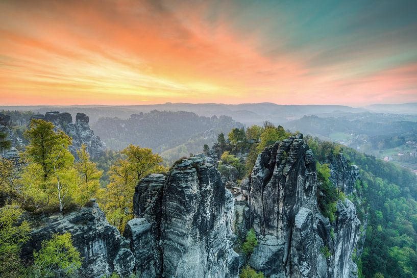 Bastei Sächsische Schweiz von Michael Valjak