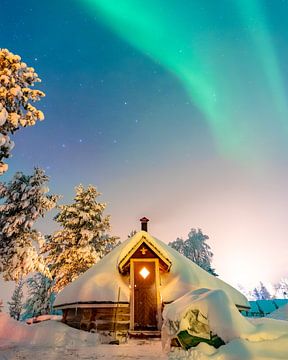 Northern Lights in Lapland by Kevin van Leeuwen