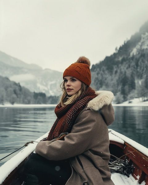 Winter am Bergsee von fernlichtsicht
