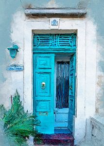 Malta St. Julians city watercolor painting #malta