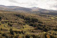 Herfst in het hooggebergte bij Shishtavec, Albanië