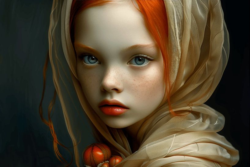 Des yeux brillants - portraits de filles par Ton Kuijpers