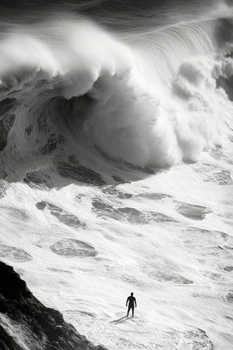 Surfeur et vague