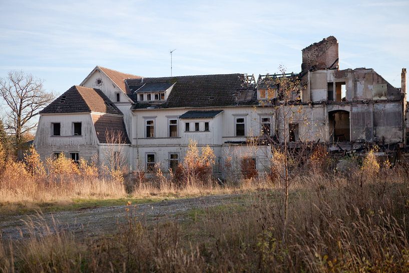 Verloren plaats - voormalig longsanatorium Albrechtshaus in het Harzgebergte van t.ART