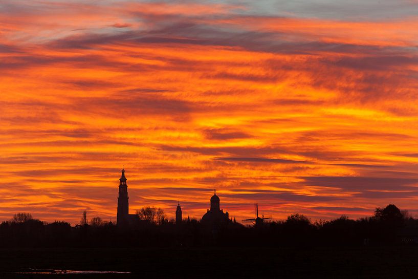 Skyline Middelburg by Gijs Koole