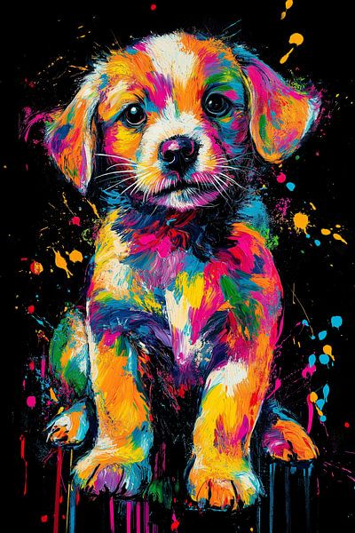 Chien Pop Art par ARTemberaubend
