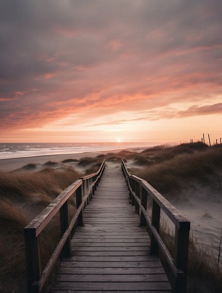 Am Strand von fernlichtsicht