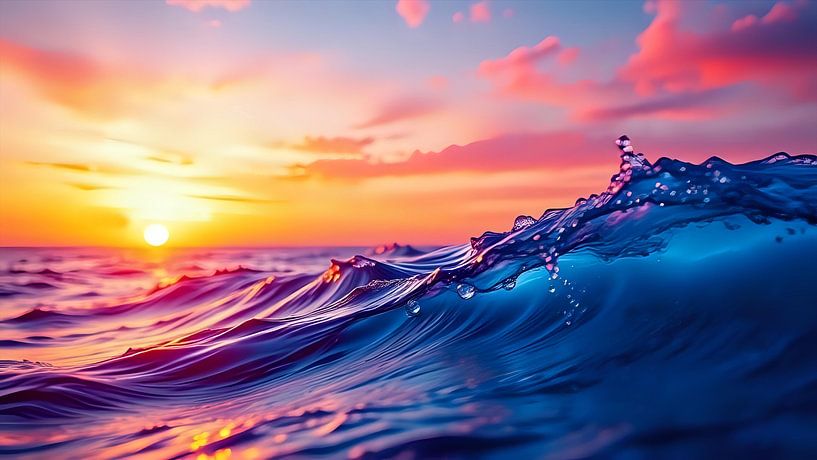 Vagues de lumière de la joie par Jean Pierre
