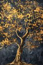 Large tree with golden leaves art by Art & Soul Creations thumbnail