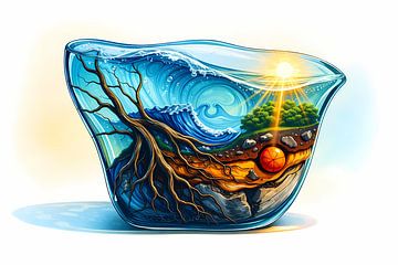 Le monde dans un verre