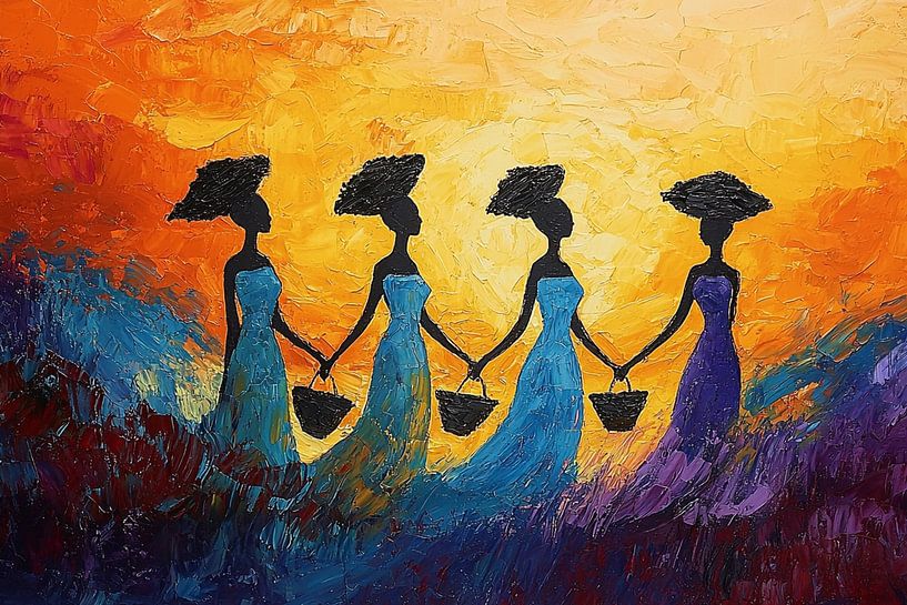 African traditional women by PixelPrestige