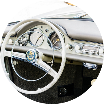 Klassiek Volkswagen interieur op een 1950s Rometsch Lawrence van Sjoerd van der Wal Fotografie