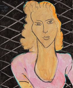 Henri Matisse, Junges Mädchen in einem rosa Kleid, 1942