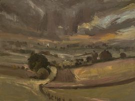 Autumn showers across the valley by Nop Briex