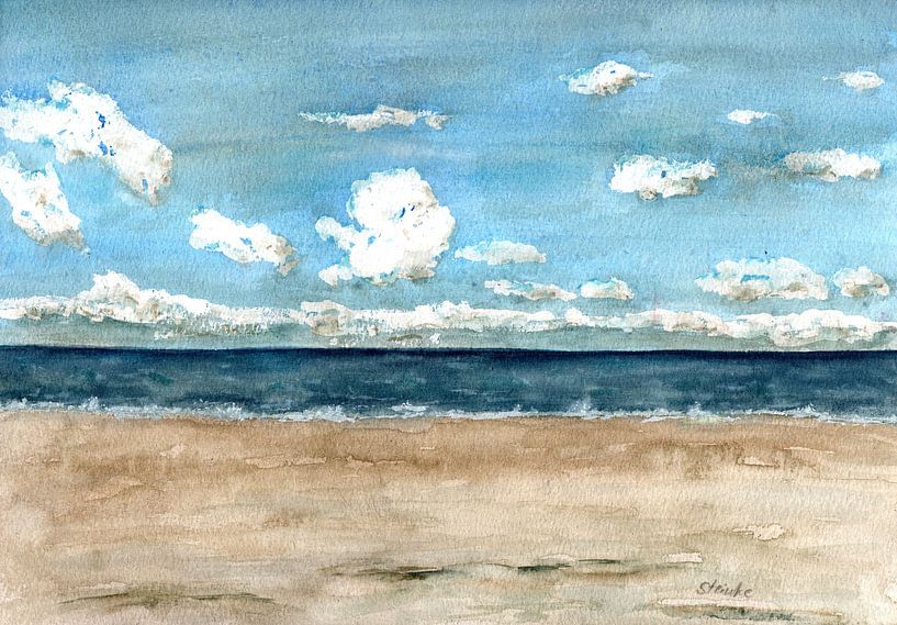 Plage de la mer du Nord par Sandra Steinke