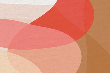 Scandinavische kleurrijke abstracte vormen van Dina Dankers