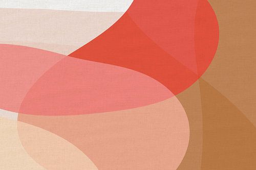 Scandinavische kleurrijke abstracte vormen