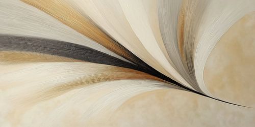 Abstracte vorm bruin