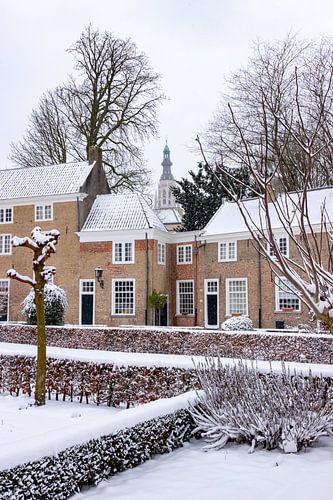 Het Begijnhof in Breda, in Nederland.