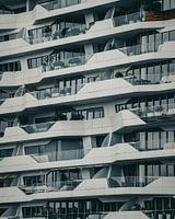 Moderne architektonische Fassade