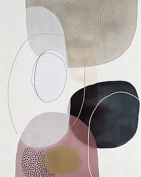 Moderne abstracte vormen en lijnen van Studio Allee