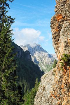 Dreamlike mountain landscape