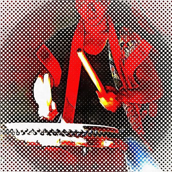 Japanischer Schlagzeuger 1 von Dorothy Berry-Lound