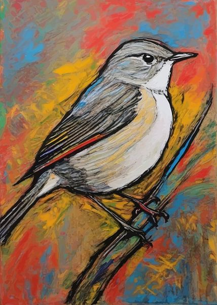 Eastern Olivaceous Warbler Bird by MIROKKU