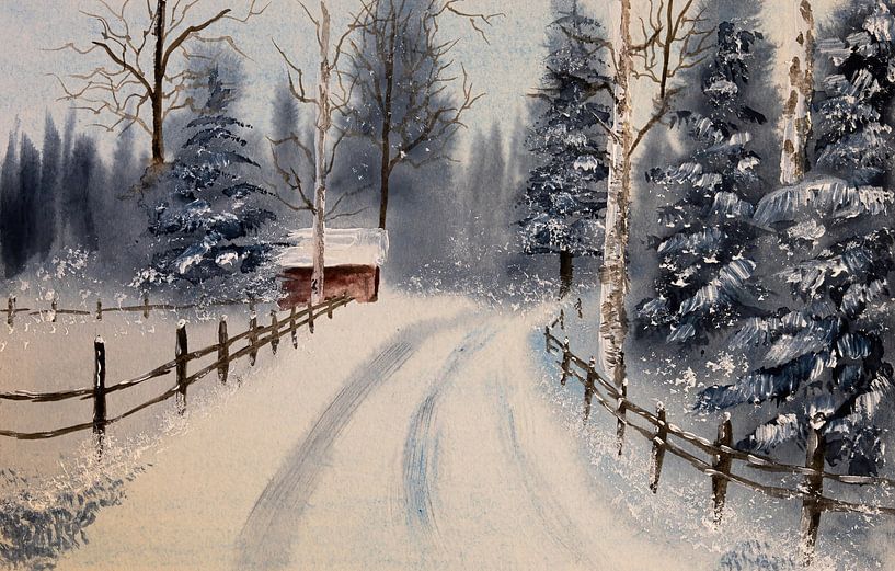 Aquarel part 102 van Tania Perneel