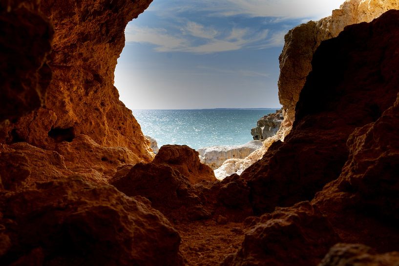 Meerblick aus einer Höhle von Visual Creations by Timon