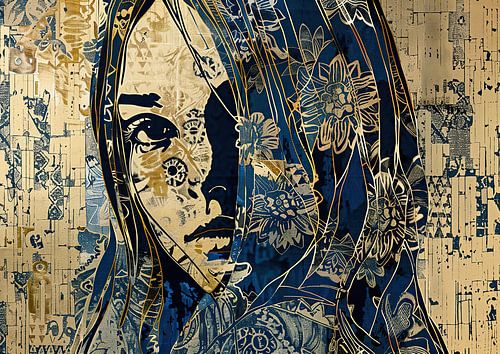 Mosaïque Indigo Mystique