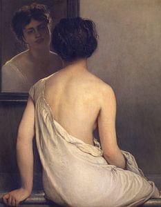 Frau im Bad, Ernest Slingeneyer, 1872