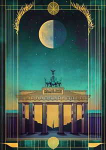 Berlin Brandenburger Tor Art Deco