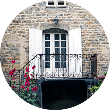 Rustiek Frans huis met balkon en openslaande deuren van Fika Fotografie