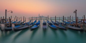 Gondels van Venetië