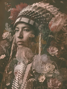 Indian Summer II – Botanisches Porträt mit klassischen Blumen