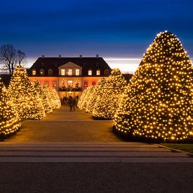 Kerstmis op kasteel Wackerbarth in Radebeul / Saksen van Jörg B. Schubert