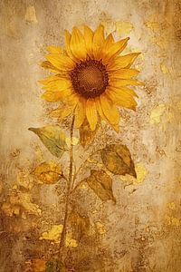 Sonnenblume abstrakt