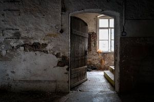 Licht hinter der Tür.