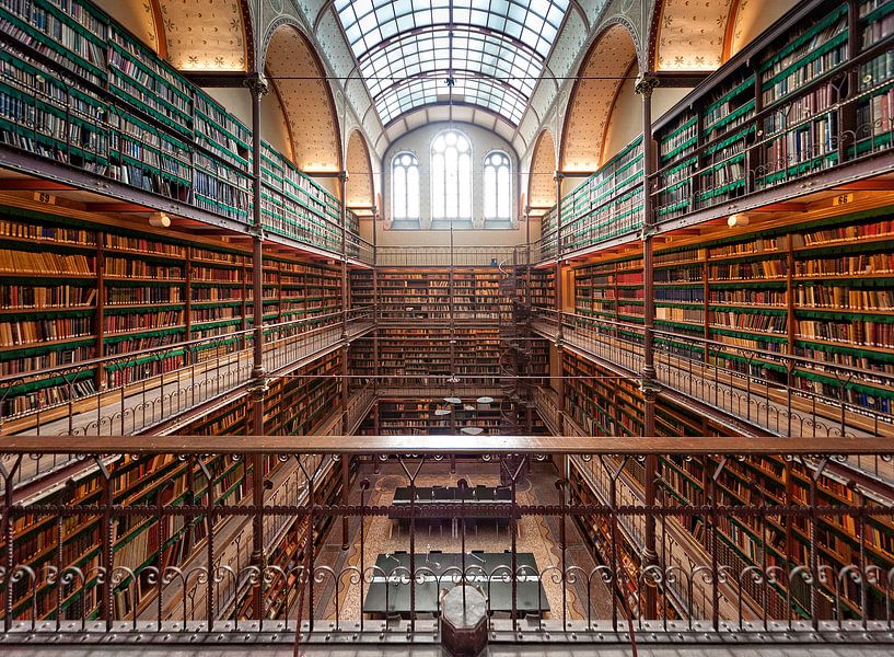 Bibliothek Rijksmuseum Amsterdam von Rob de Voogd / zzapback