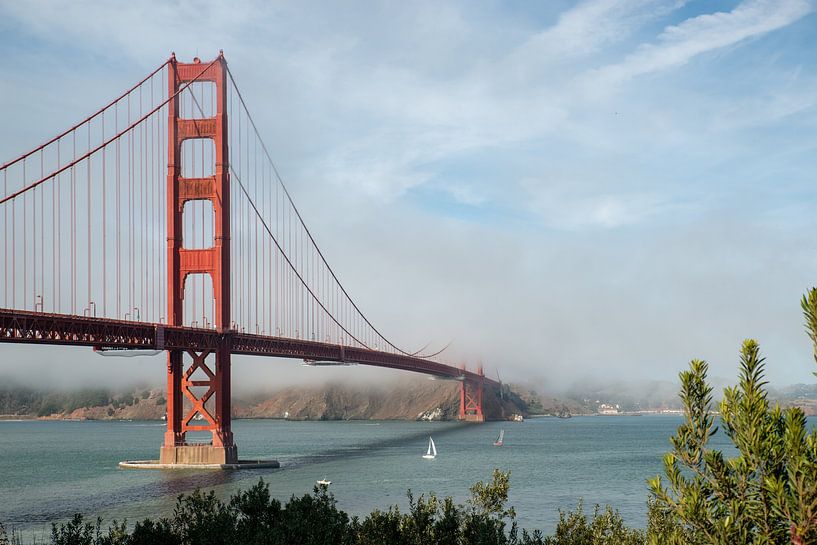 Golden Gate Brug, Californië van Guenter Purin