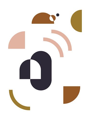 Abstract Geometric Shapes Print