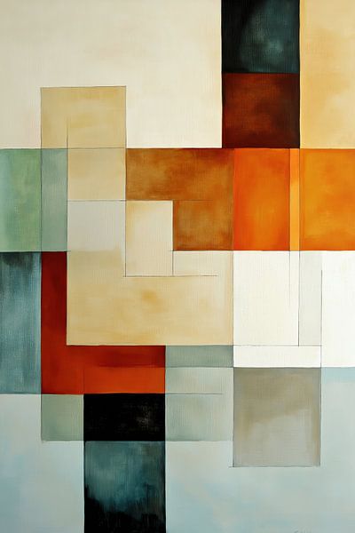 Modern abstract blocks by Bert Nijholt