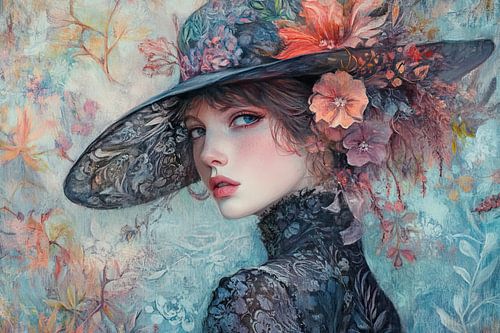 Bloemenportret | Bloemenhoed