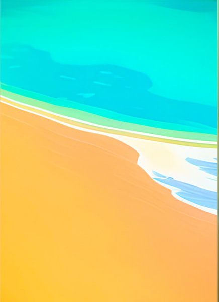 Abstract strand van Niek Traas