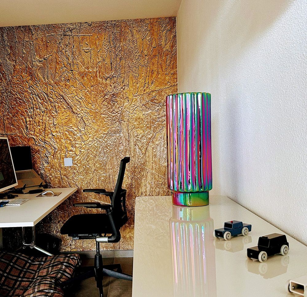 Composition moderne abstraite en or par Sander Veen