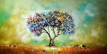 L'arbre fantastique sur Gena Theheartofart